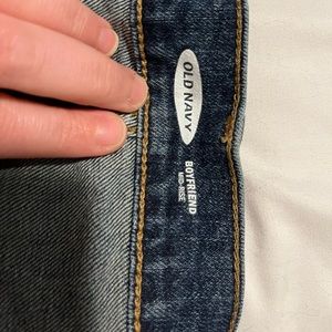 Old navy boyfriend relaxed fit mid rise plus size 18 jeans